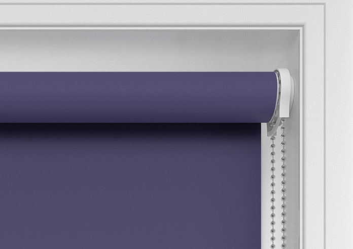 Trinity (Blackout), Royal Blue - Twist&Fit Roller Blind - Image 11